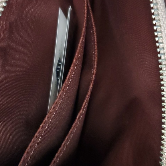 NWT Coach C5610 Double Zip Leather Wallet Silver/Ice Pink(Firm Price - Last One) - Picture 10 of 12